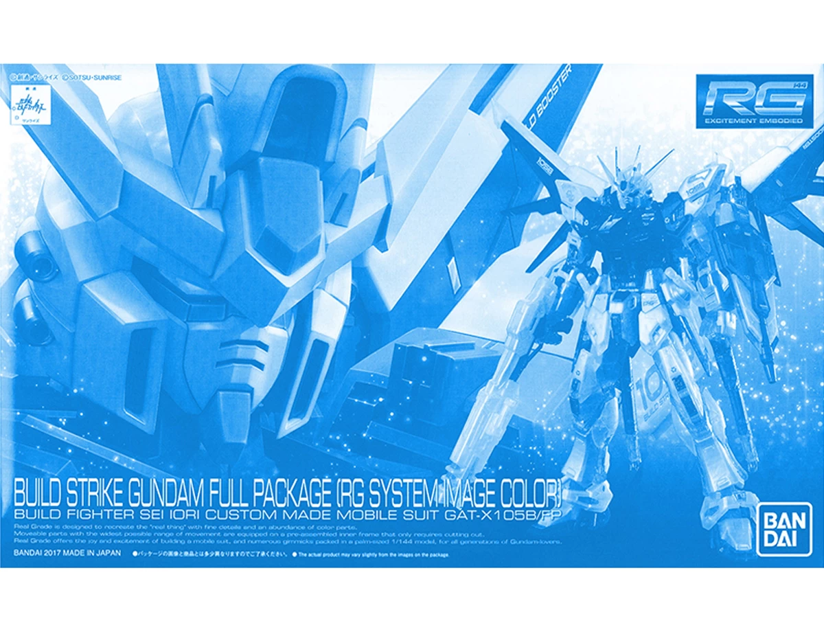 RG 1/144 BUILD STRIKE GUNDAM FULL PACKAGE CLEAR VER.