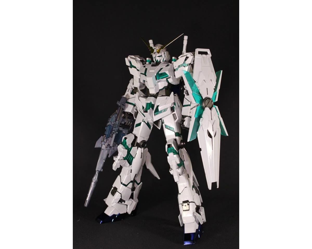 MG 1/100 UNICORN GUNDAM R/G TWIN FRAME TITANIUM FINISH – Image 3